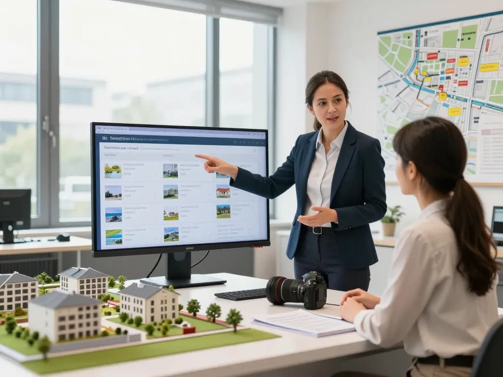 Immobilienmakler diskutiert Immobilienoptionen in Frankfurt Preungesheim und zeigt Fachwissen als Immobilienmakler Frankfurt Preungesheim.
