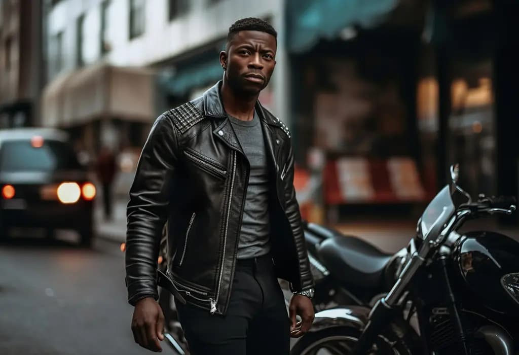 Herren Lederjacke Schwarz: Ein zeitloses Kleidungsstück mit moderner Funktionalität