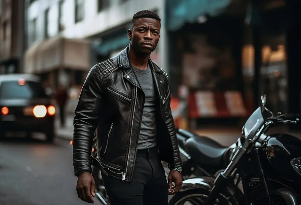 Herren Lederjacke Schwarz: Ein zeitloses Kleidungsstück mit moderner Funktionalität