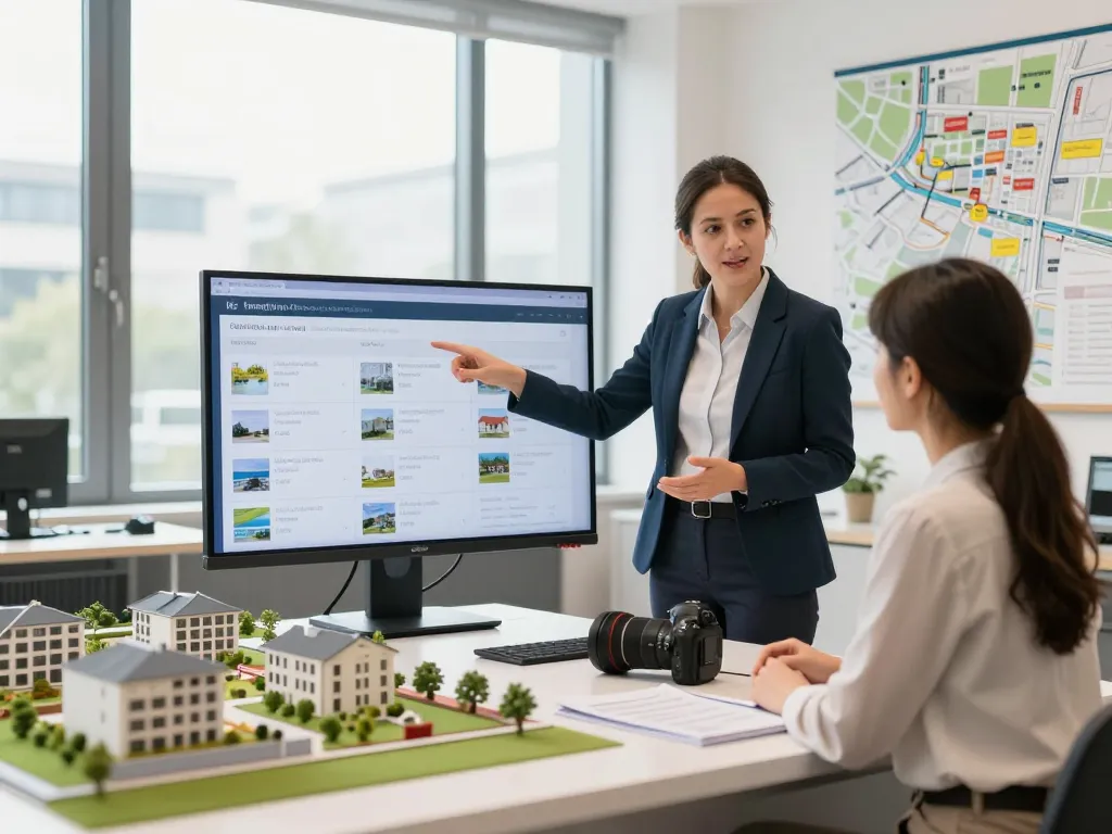 Immobilienmakler diskutiert Immobilienoptionen in Frankfurt Preungesheim und zeigt Fachwissen als Immobilienmakler Frankfurt Preungesheim.