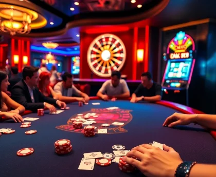 Experience the excitement of casino gaming with https://www.bdtk1.org/ featuring poker tables and vibrant slot machines.