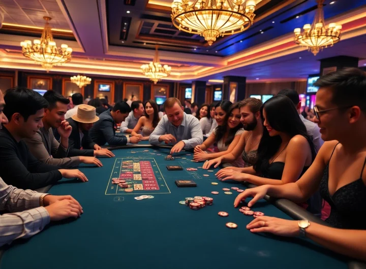 Fedezze fel a legjobb online kaszinó élményét barátaival egy izgalmas asztalnál.